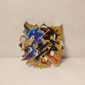 Sonic And Shadow The Hedgehog Enamel Pin Speed Stamp Blind Bag Series Rare Badge